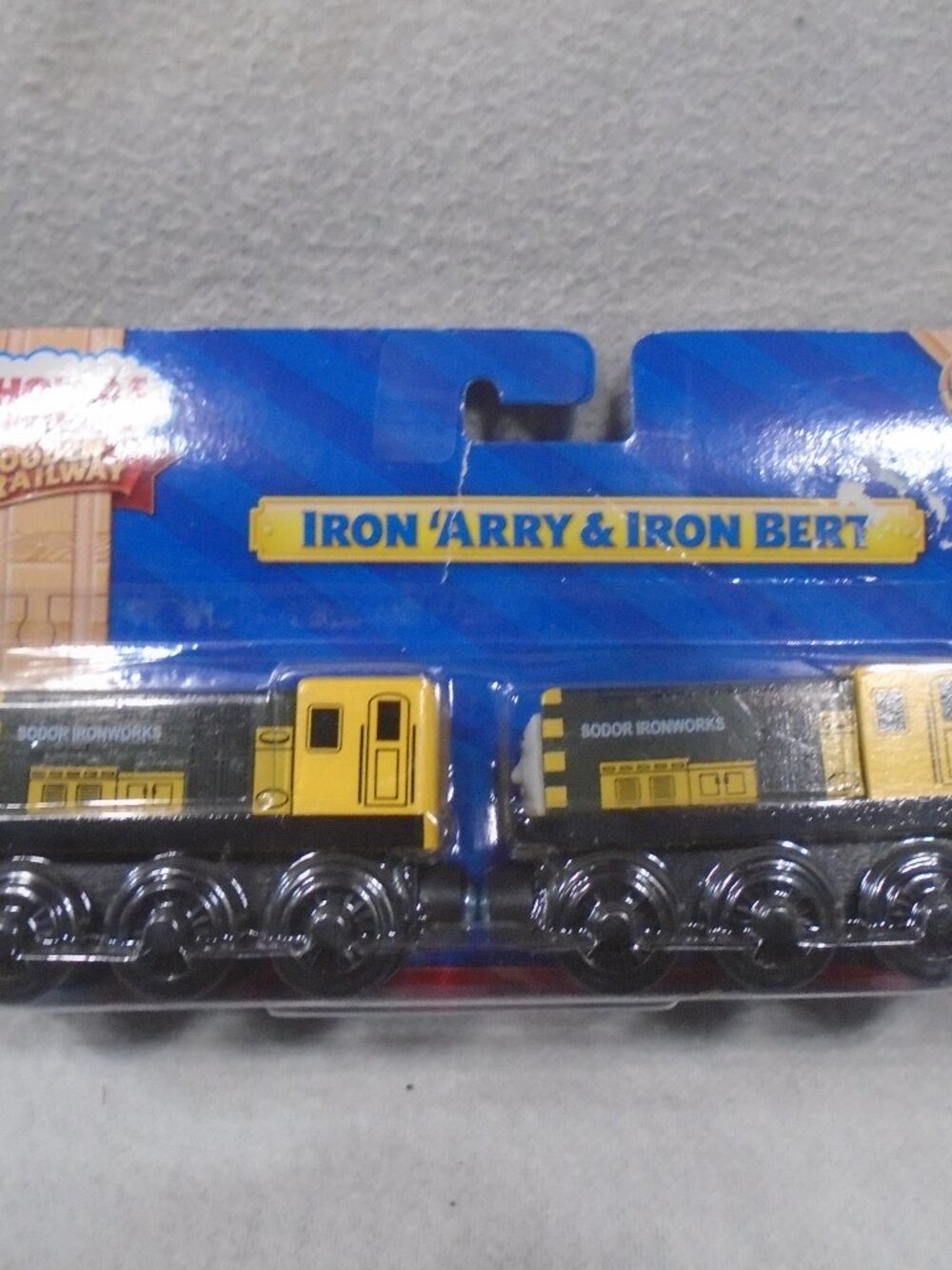 Fisher Price Thomas & Friends Wooden Railway Sodor Iron Arry & Iron Bert